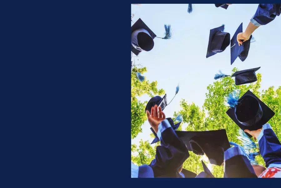 UAGC Spring 2022 Commencement by the Numbers Infographic UAGC
